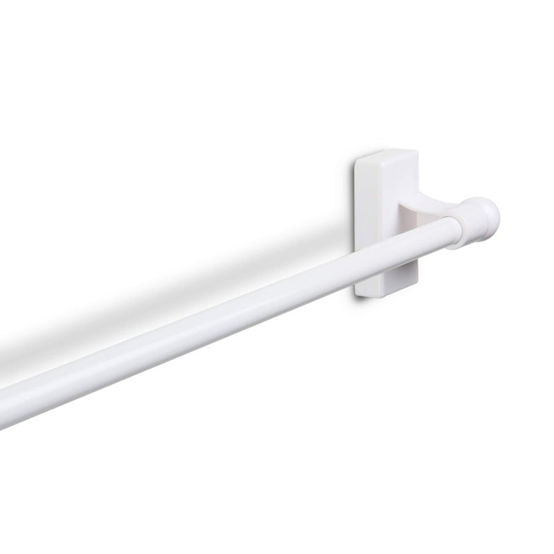 Rod Desyne MAG-01 Magnetic Curtain Rod, 17-30 inch, White - Image 2